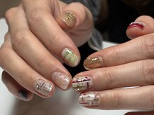 アロンネイル(A’arone nail)/クリスマスネイル