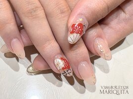 春/卒業/入学/袴/和装ネイル