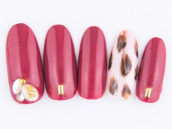 ネイルサロン ブランアンジュ(Blanc Ange)/アニマル柄