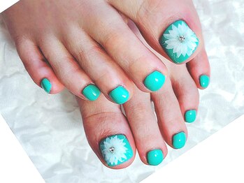 爪ソウシャイン(爪 SO SHINE)/大フラワー☆