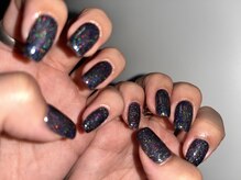 ルカ 原宿(lux)/ブラックラメネイル