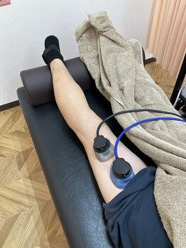 アルケル鍼灸整骨院/立体動態波/肉離れ/捻挫/打撲