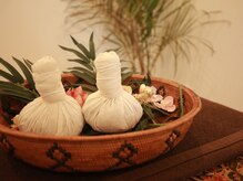 マールの雰囲気（ウコンや生姜が入っているハーブボールを使います）
