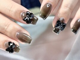 シースルー×リボン