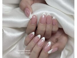 シンプルフレンチネイル