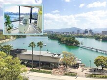 ネイルサロン ブリオン(Nail Salon Bullion)の雰囲気(大濠公園を見渡せる絶景サロン♪)