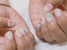 花火ネイル