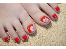 ネイルサロン ブリオン(Nail Salon Bullion)/お花×ペディ