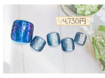 ネイルパキラ(nail pachira)/シンプル＆ゴージャス夏ネイル