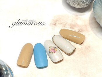 ネイルグラマラス 西新井店/《パラジェル》冬マットDesign