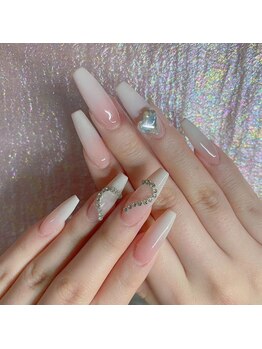 クイーンズビューティーサロン 新宿本店(Queen's beauty salon)/チップ長さだしやり放題