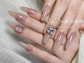 シーシーネイルサロン 池袋(C.C.Nail salon)/長さ出しワンカラー