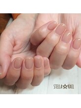 ステラネイル(STELLA☆NAIL)/ベージュワンカラー