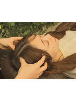 ヘッドスパで癒されたい