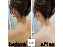 アプ(APP.)の雰囲気（もみあげ・耳周り・首周りなど細かい所も◎(シェービング/小顔)）
