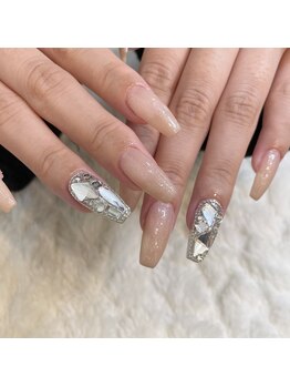 ワンホンネイル/埋め尽くし