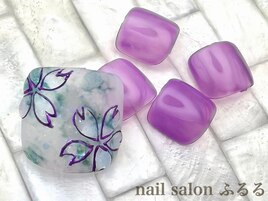 新作☆フットプチプラネイル#824