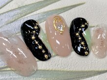 ビービーネイル(BB)/大理石ネイル