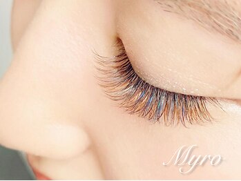 マイロ(Myro)の写真/初回限定★【ALLブラウンエクステ120本¥7800/カラーMIX120本¥6800】自然に馴染む上品なカラーエクステ◎