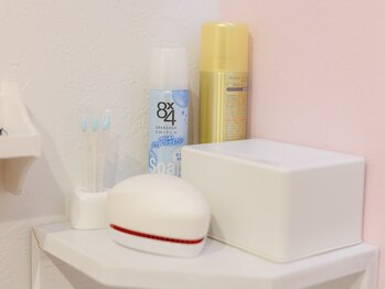 アルト(alto)/豊富なアメニティで身だしなみ