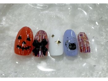 ハロウィンネイル