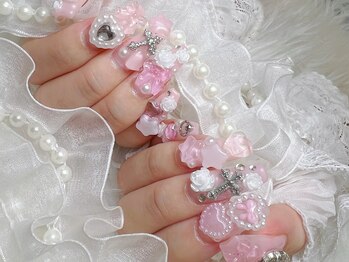 アビス(Abyss)/ピンクゴテゴテネイル