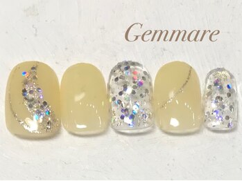 ジェンマーレ 青葉台店(Gemmare)/キラキラシンプル大人ネイル