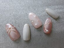 ネイリシャス(NAILICIOUS)/瑞々しい水光マグアートネイル