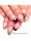 【シンプルNail】Wフレンチ☆