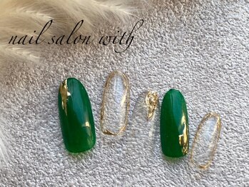 ウィズ 神戸(with)/ミラーネイル