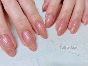 ネイルコテージ(Nail cottage)の写真/手元からオシャレに♪1番人気【ジェルケア★選べるパラジェル＋付替オフ＋丁寧な甘皮ケアコース¥8800 】