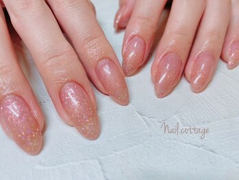 ネイルコテージ(Nail cottage)の写真/手元からオシャレに♪1番人気【ジェルケア★選べるパラジェル＋付替オフ＋丁寧な甘皮ケアコース¥7700 】