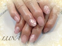 ネイルアンドまつ毛エクステ ルーナ 八王子店/☆シンプルスプリングネイル☆