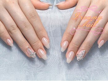 ドリーミー ネイル 上野(Dreamy Nail)/ワンカラー×ストーン