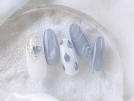 水滴ネイル￥8980