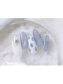 水滴ネイル￥8980