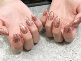 ラメ　ワンカラー