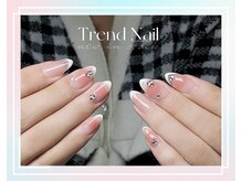 トレンドネイルスタジオ(Trend Nail Studio)/上品なチークフレンチ