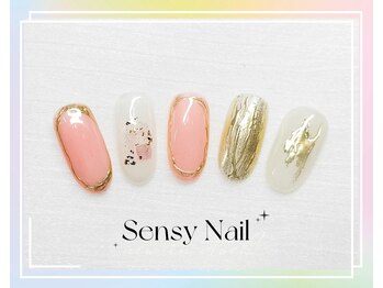 センシー ネイル スタジオ(Sensy Nail Studio)/季節に合うニュアンス定額ネイル