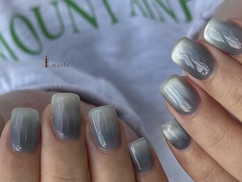 アイネイルズ 吉祥寺店(I nails)/寒色マググラデーション