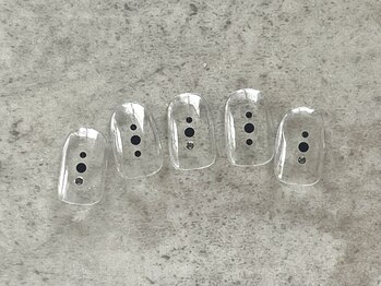 ナッピーネイル(NAPPY NAIL)/定額clear design¥6800オフ代別