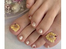アール 岡崎店(#arl)の雰囲気（フットネイルのデザインも豊富♪）