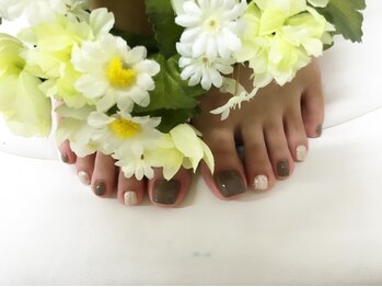 プルミエ ネイル(Premier Nail)/秋色フットネイル