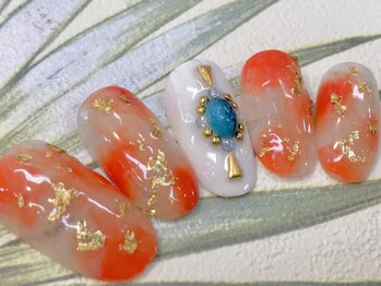 ビービーネイル(BB)/タイダイネイル