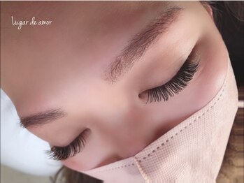 ルガルデアモル(Lugar de amor)の写真/フラットラッシュ/シングルラッシュも付け放題メニュー有♪忙しい女性のメイクの時短にもおすすめです◎