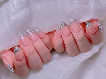 エムズ ネイルサロン(M2)/埋め尽くしフレンチ