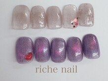 リッシュネイル 新百合ヶ丘店(riche nail)/トレンドデザインコース