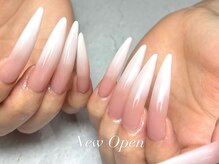 高槻ロング白グラデーション