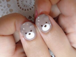 くまネイル♪