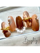 プライベートブライティ(Brighty)/カフェラテネイル